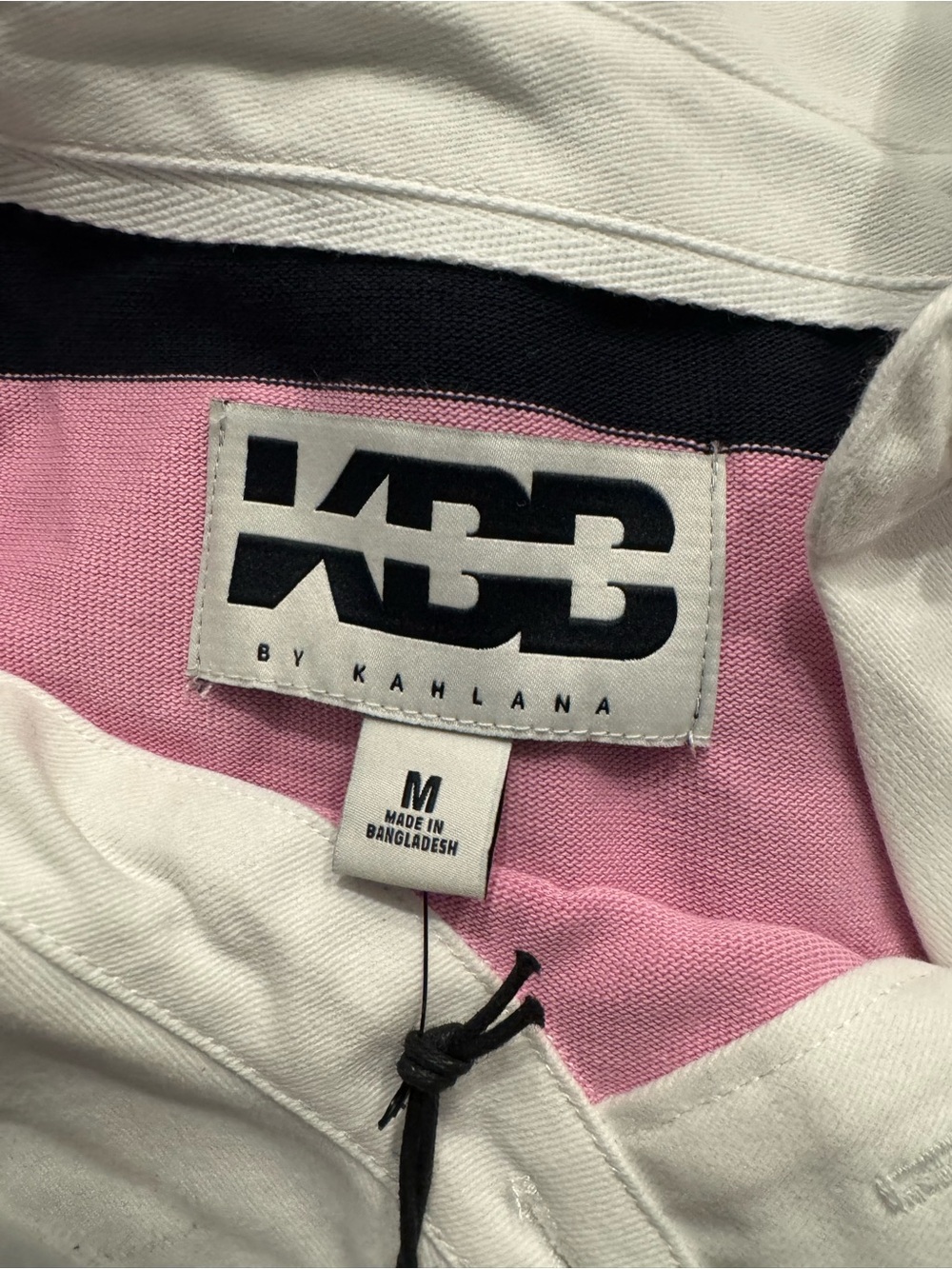 KBB by KAHLANA ‘The Striped Asymmetric Rugby' - Pink - Picture 9 of 11